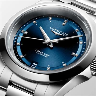 Longines Conquest L3.430.4.97.6 Pırlantalı Kadın Saati