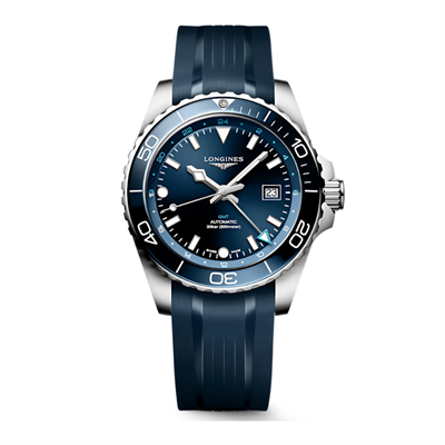 Longines HydroConquest 43mm GMT L3.890.4.96.9 Erkek Kol Saati