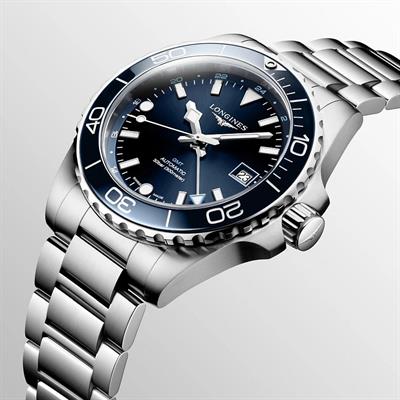 Longines HydroConquest GMT 41 mm L3.790.4.96.6 Automatic Erkek Saati