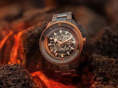 Rado Captain Cook High-Tech Ceramic Skeleton R32148162 Erkek Saati