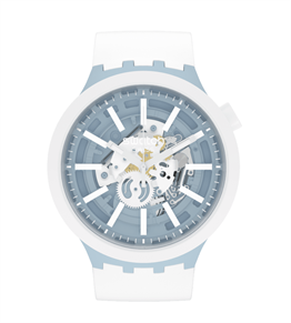 Swatch Big Bold BioCeramic SB03N103 Whice Unisex Kol Saati