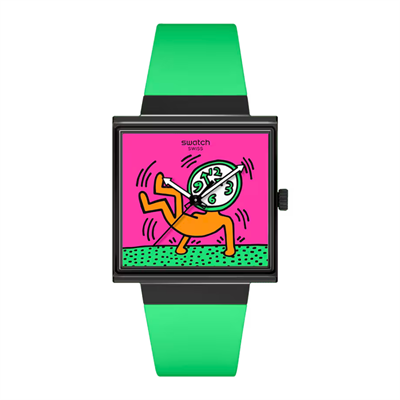 Swatch Breaks Off 42mm SO34Z102 Unisex Kol Saati