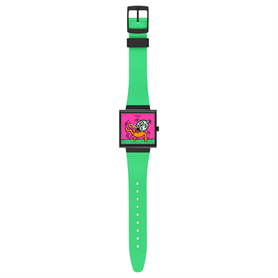 Swatch Breaks Off 42mm SO34Z102 Unisex Kol Saati