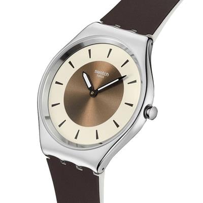 Swatch Irony Skin Hazel Delight SYXS158 Unisex Kol Saati