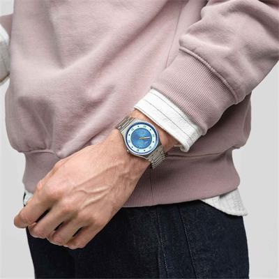 Swatch Irony Skin SS07S143G Splash Dance Erkek Saati