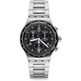 Swatch YVS444GC Night Flight Again Chrono Erkek Saati