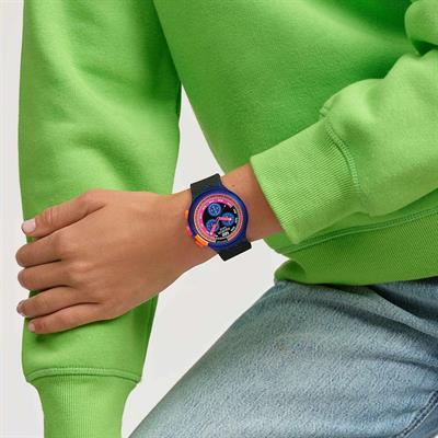 Swatch Neon Party to the Max SB06N102 Kol Saati
