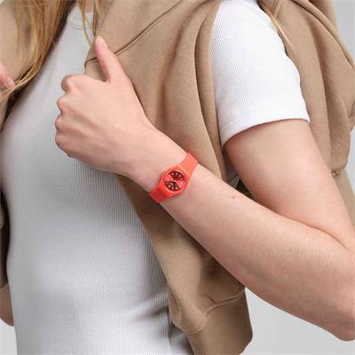 Swatch Notes of Coral 25mm Bayan Kol Saati LP165