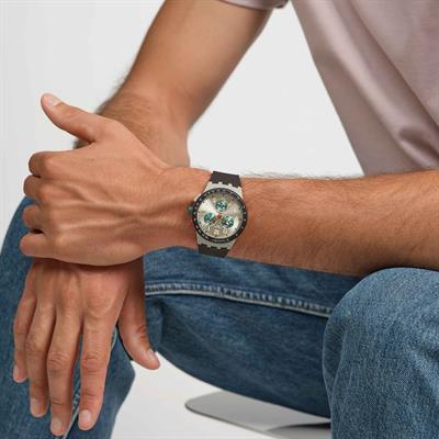 Swatch Obsidian Ink Erkek Kol Saati SUST402