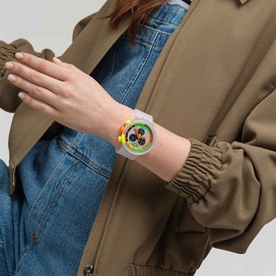 Swatch SB02K100 Neon Jelly Unisex Kol Saati