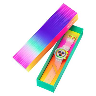 Swatch SB02K100 Neon Jelly Unisex Kol Saati