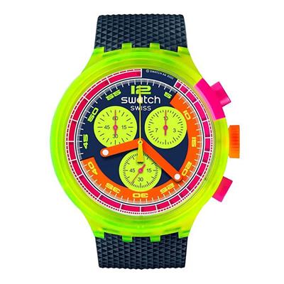 Swatch SB06J100 Neon to the Max Unisex Kol Saati