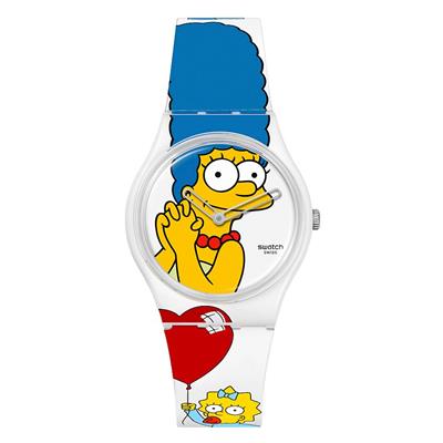 Swatch Simpsons SO28Z116 Best Mom Ever Bayan Saati