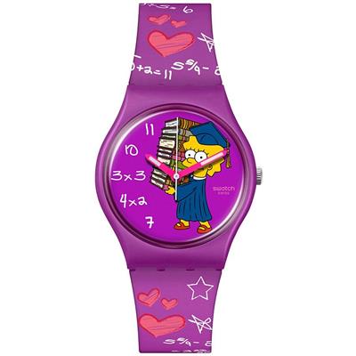 Swatch Simpsons SO28Z118 Class Act Bayan Kol Saati