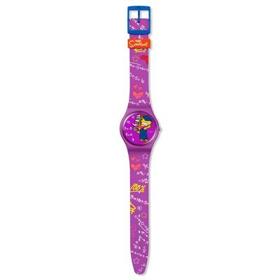 Swatch Simpsons SO28Z118 Class Act Bayan Kol Saati