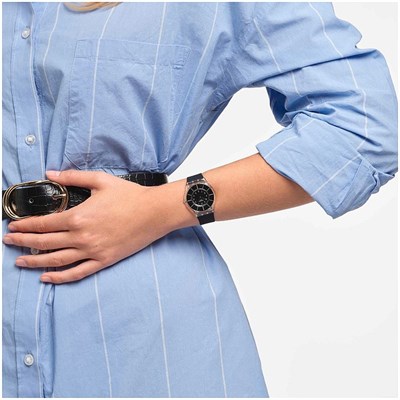 Swatch Skin SS08K103 Black Classiness Again Kadın Saati