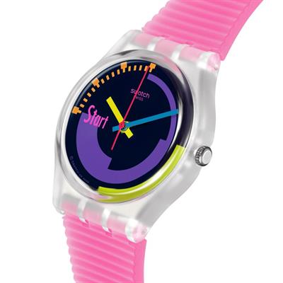 Swatch SO28K111 Neon Pink Podium Bayan Kol Saati