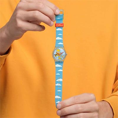 Swatch SO28Z115 The Simpsons Angel Bart Unisex Kol Saati