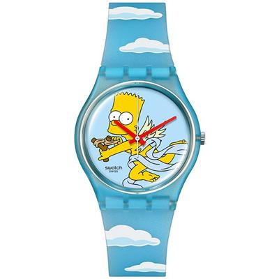 Swatch SO28Z115 The Simpsons Angel Bart Unisex Kol Saati