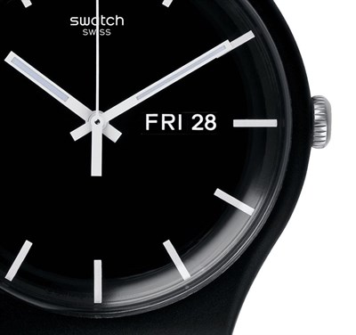 Swatch SO29B704 Mono Black Again Erkek Saati