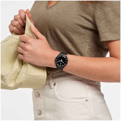 Swatch SO29B704 Mono Black Again Erkek Saati