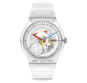 Swatch SO29K100 Clearly New Gent Unisex Kol Saati