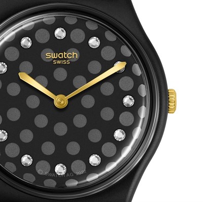 Swatch SO31B102 Sparkle Night Bioceramic Kadın Saati