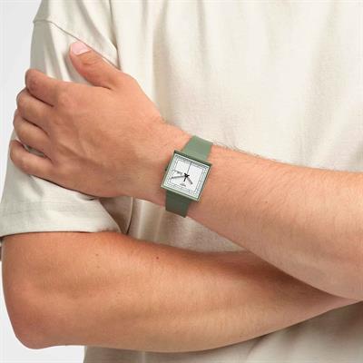 Swatch SO34G700 What if ...Green Unisex Kol Saati
