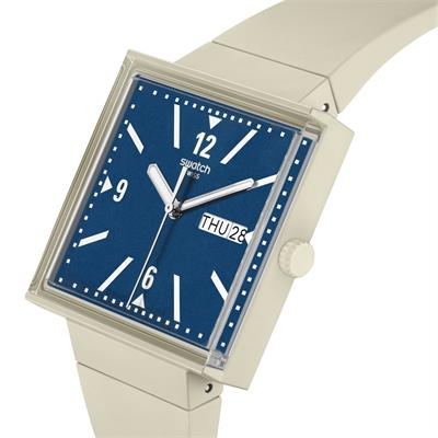 Swatch SO34T700 What if ...Beige Unisex Kol Saati
