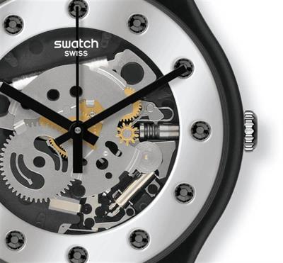 Swatch SO29B109 Silver Glam Again Erkek Saati