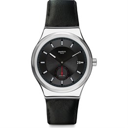 Swatch SY23S400 Petite Seconde Black Automatic Erkek Saati