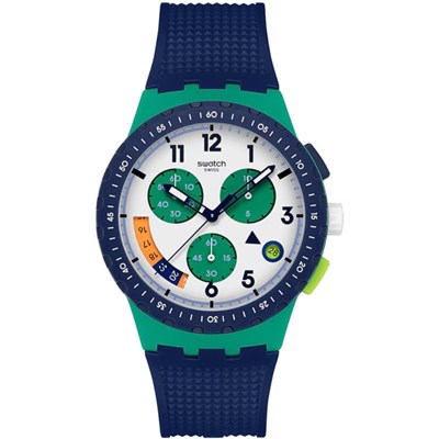 Swatch Time Flies SUSG412 42mm Kronograf Erkek Kol Saati