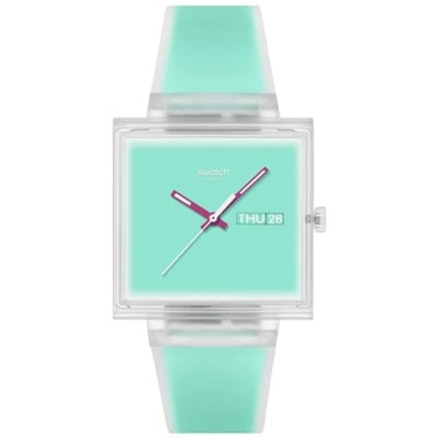 Swatch What If… See Thru Mint SO38K702 Kadın Kol Saati