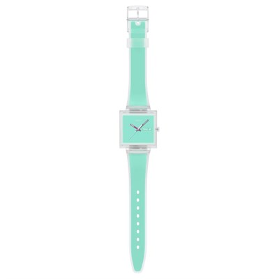 Swatch What If… See Thru Mint SO38K702 Kadın Kol Saati