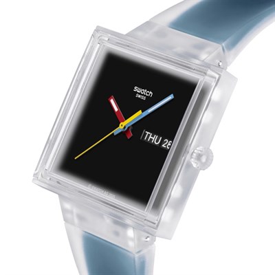 Swatch WHAT IF... Jelly See Thru Black SO38K700 Kol Saati