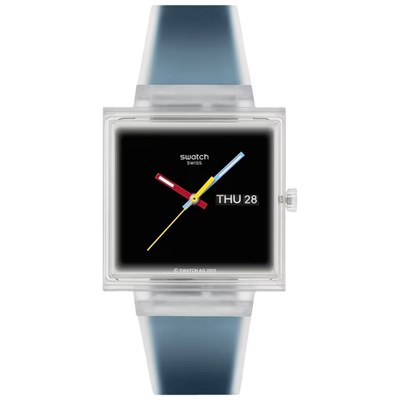 Swatch WHAT IF... Jelly See Thru Black SO38K700 Kol Saati