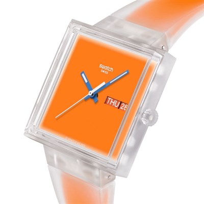 Swatch WHAT IF... Jelly See Thru Orange SO38K704 Kol Saati