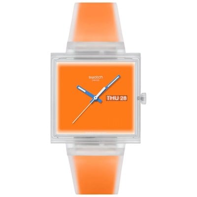 Swatch WHAT IF... Jelly See Thru Orange SO38K704 Kol Saati