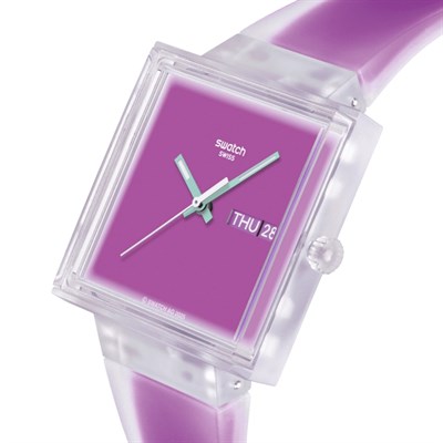Swatch WHAT IF... Jelly See Thru Magenta SO38K705 Kol Saati