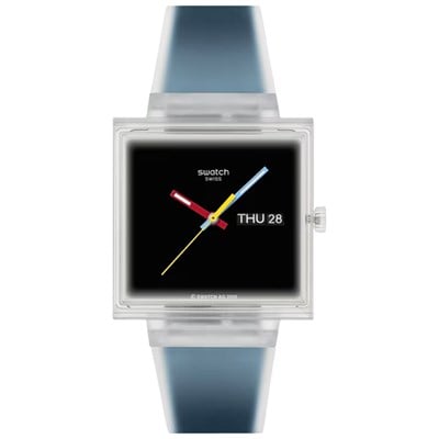 Swatch WHAT IF... Jelly See Thru Black SO38K700 Kol Saati