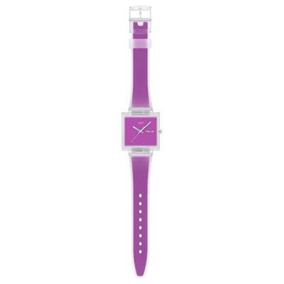 Swatch WHAT IF... Jelly See Thru Magenta SO38K705 Kol Saati