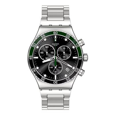 Swatch YVS506G Dark Green Irony Erkek Saati