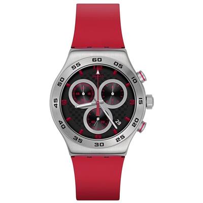 Swatch YVS524 Crimson Carbonic Erkek Kol Saati