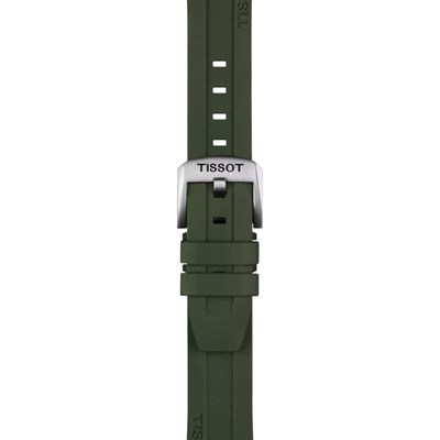 Tissot 20/17mm Yeşil Kauçuk Kordon Kayış Seastar T852.049.054