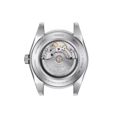 Tissot Gentleman Powermatic 80 Silicium Solid 18K Gold Bezel Erkek Kol Saati T927.407.46.061.01