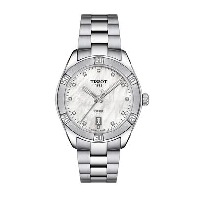 Tissot PR 100 Sport Chic T101.910.11.116.00 Pırlantalı Bayan Saati