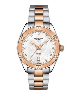 Tissot PR100 Sport Chic T101.910.22.116.00 Pırlantalı Kadın Saati