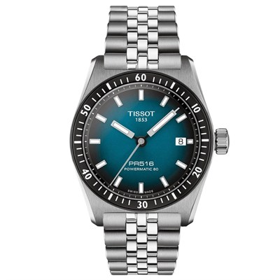 Tissot PR516 38mm T149.407.11.041.00 Otomatik Powermatic 80 Mavi Degrade Kadran - Marmaris Gold Center