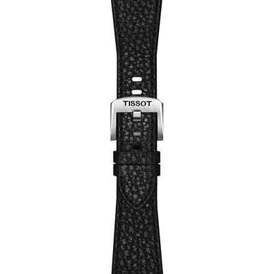 Tissot PRX 35mm Saatler için Siyah Deri Kordon Kayış T852.049.990