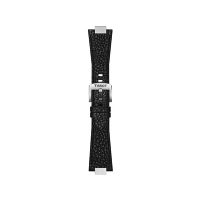 Tissot PRX 35mm Saatler için Siyah Deri Kordon Kayış T852.049.990